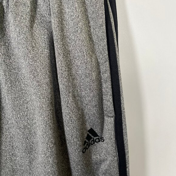 Adidas Essentials 3 Stripe Tricot Joggers Mens Size XXL 2XL Dark Gray New - Picture 2 of 5